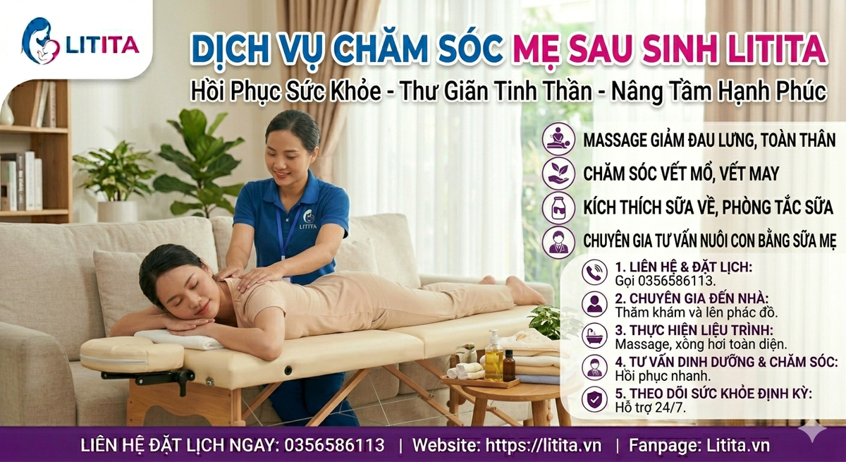 Chăm sóc mẹ sau sinh